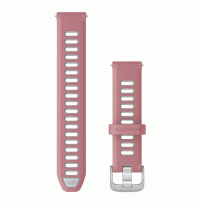 Quick Release Bands (18 mm) - Pink/Whitestone, silver hardware - 010-11251-A5 - Garmin